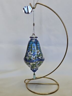 VINTAGE 2001 Louis Tiffany Ornament Collection. Six In Set